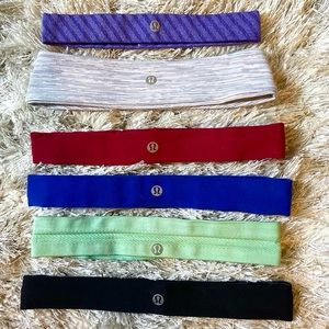 Lululemon thick/thin headbands set of 6